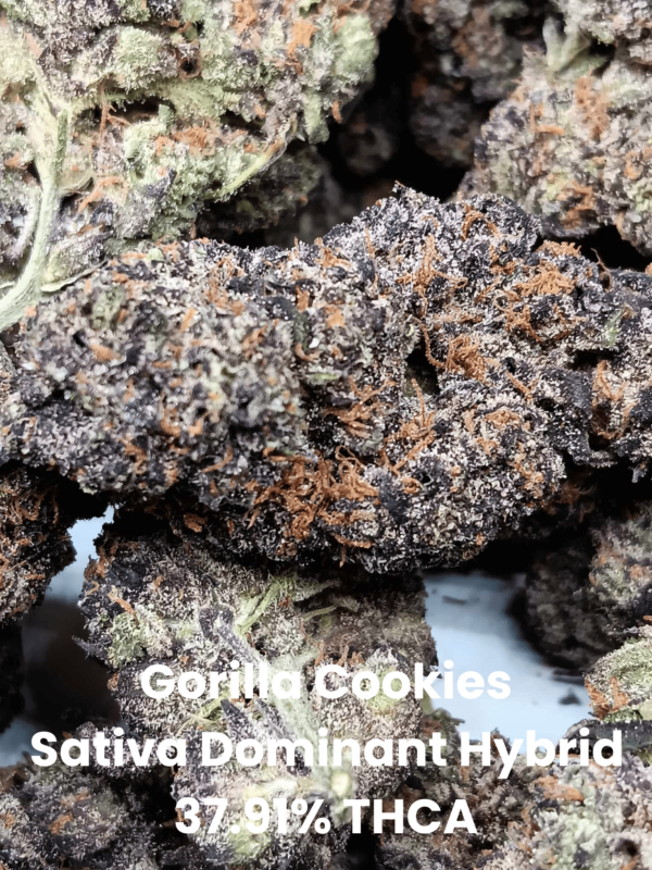 Gorilla Cookies Pics Edited (2) Gorilla Cookies THCA Flower