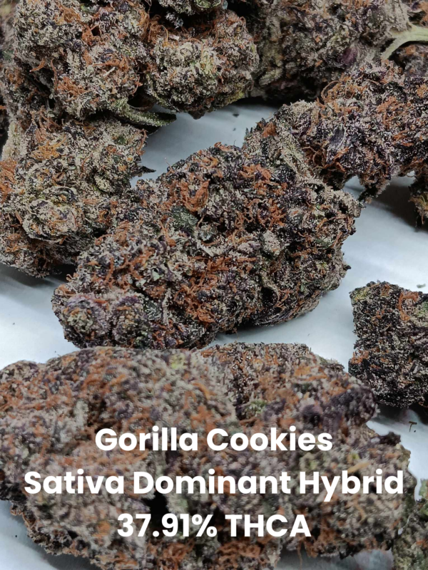 Gorilla Cookies Pics Edited (3) Gorilla Cookies THCA Flower