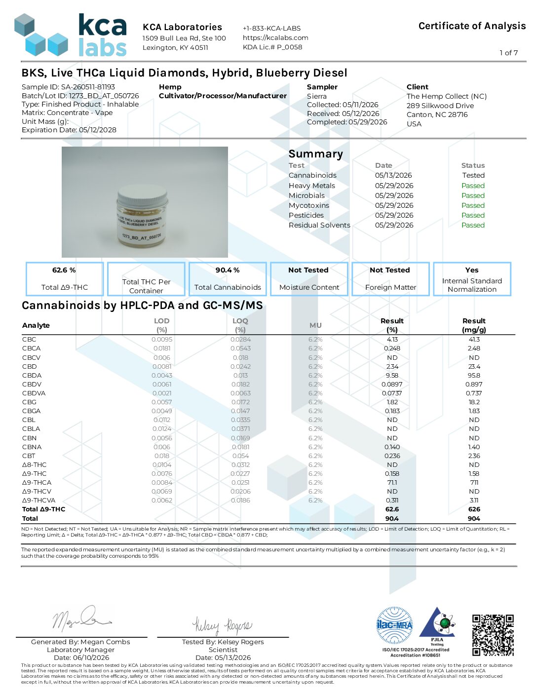 1781640501669-BKS, Live THCa Liquid Diamonds, Blueberry Diesel - 1273_BD_AT_050726 2 Gram 510 Thread Liquid Diamond Cartridge