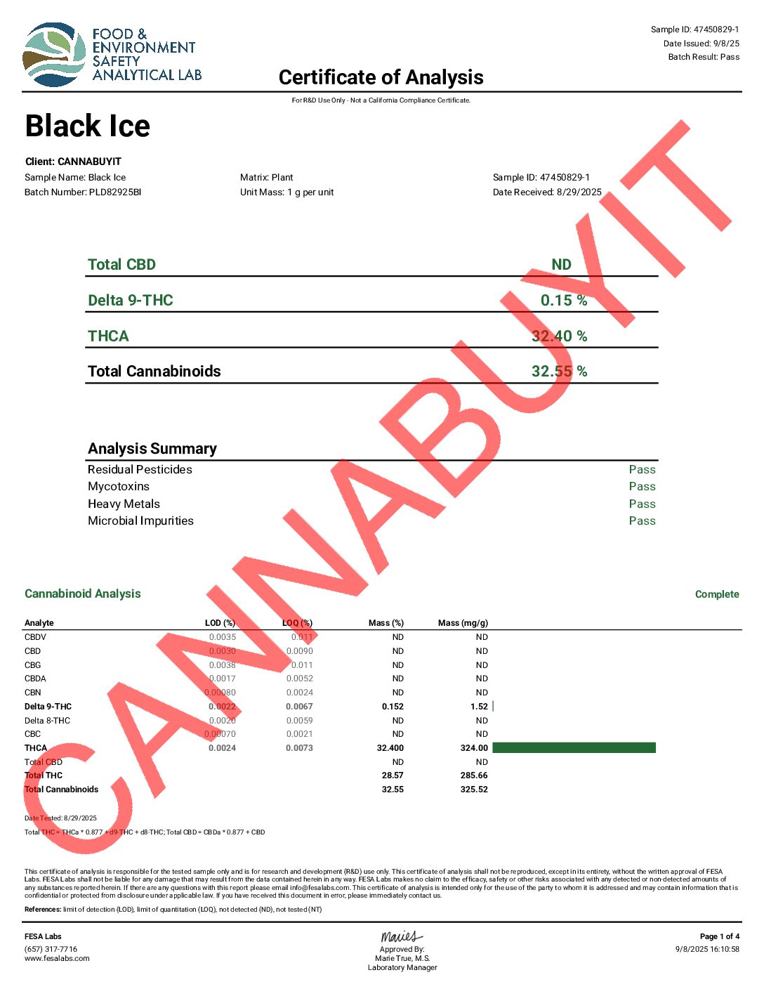 Black Ice-CNBT Black Ice THCA Flower