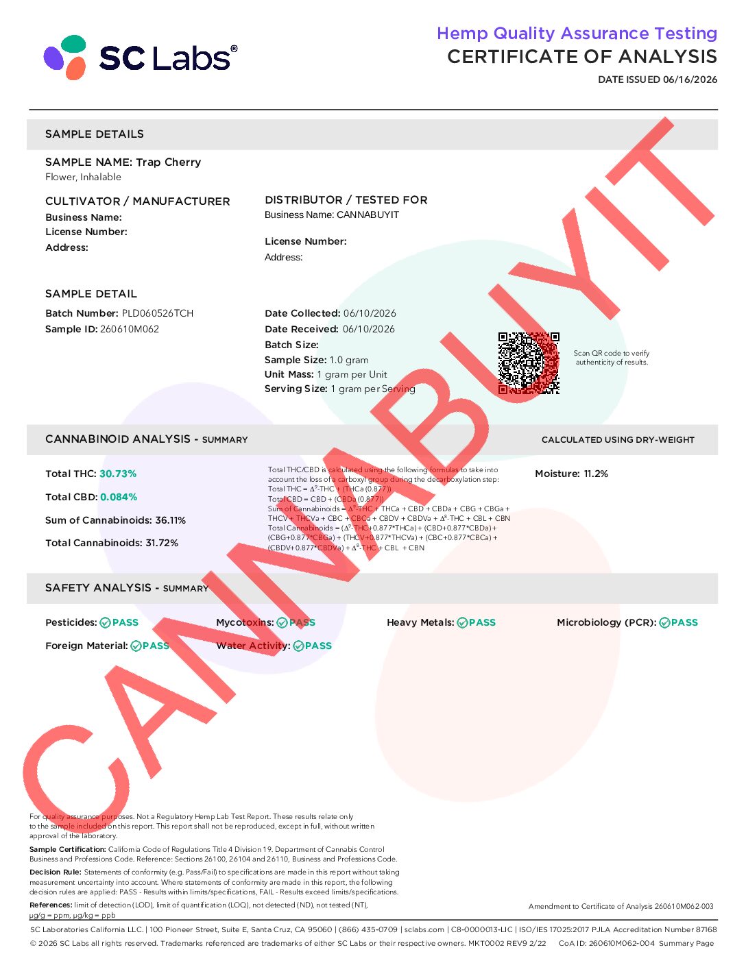 Trap Cherry-CNBT Trap Cherry THCA Flower